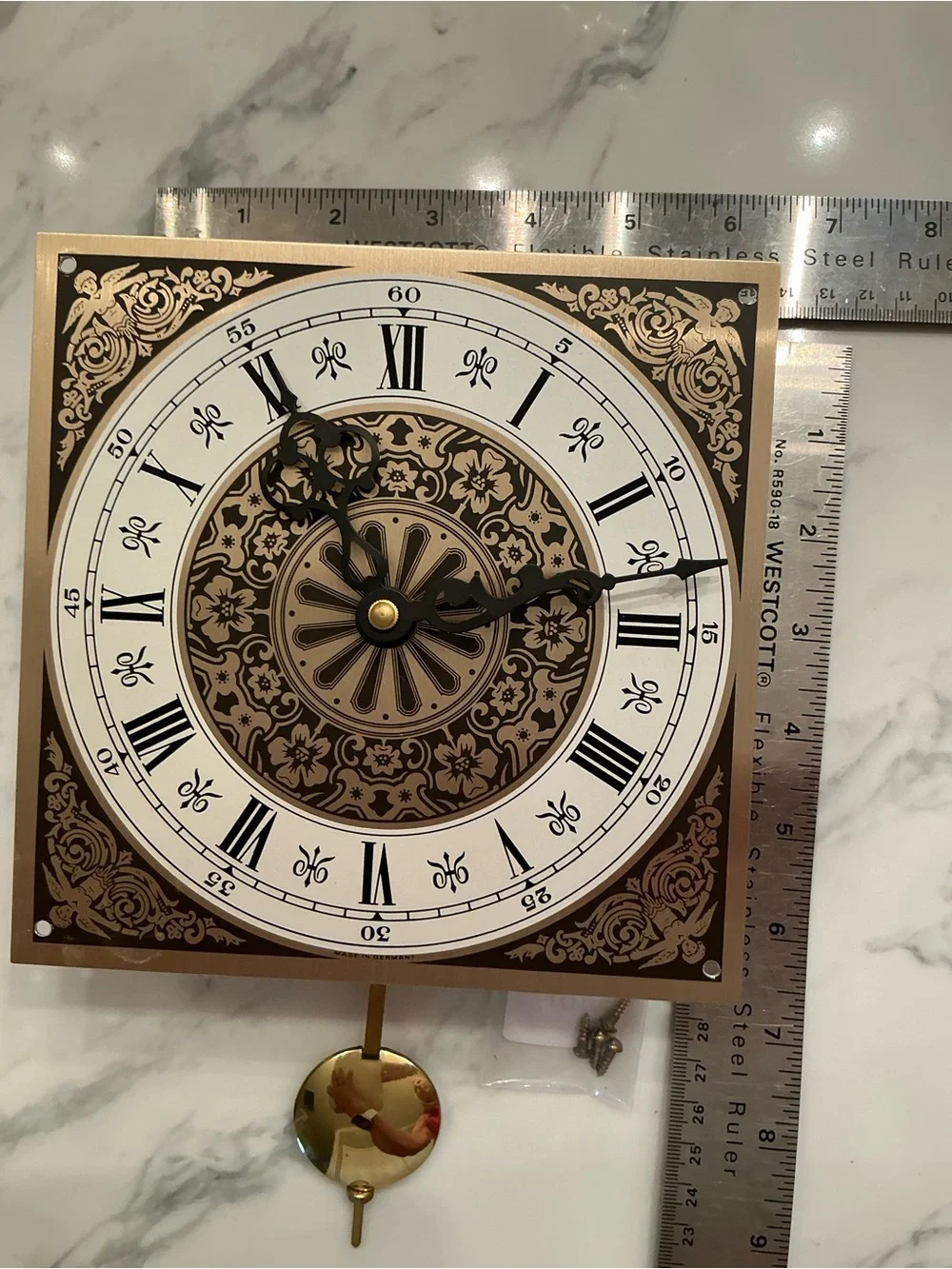Vintage electronic battery clock parts 1250 835- Elegant Home Accent
